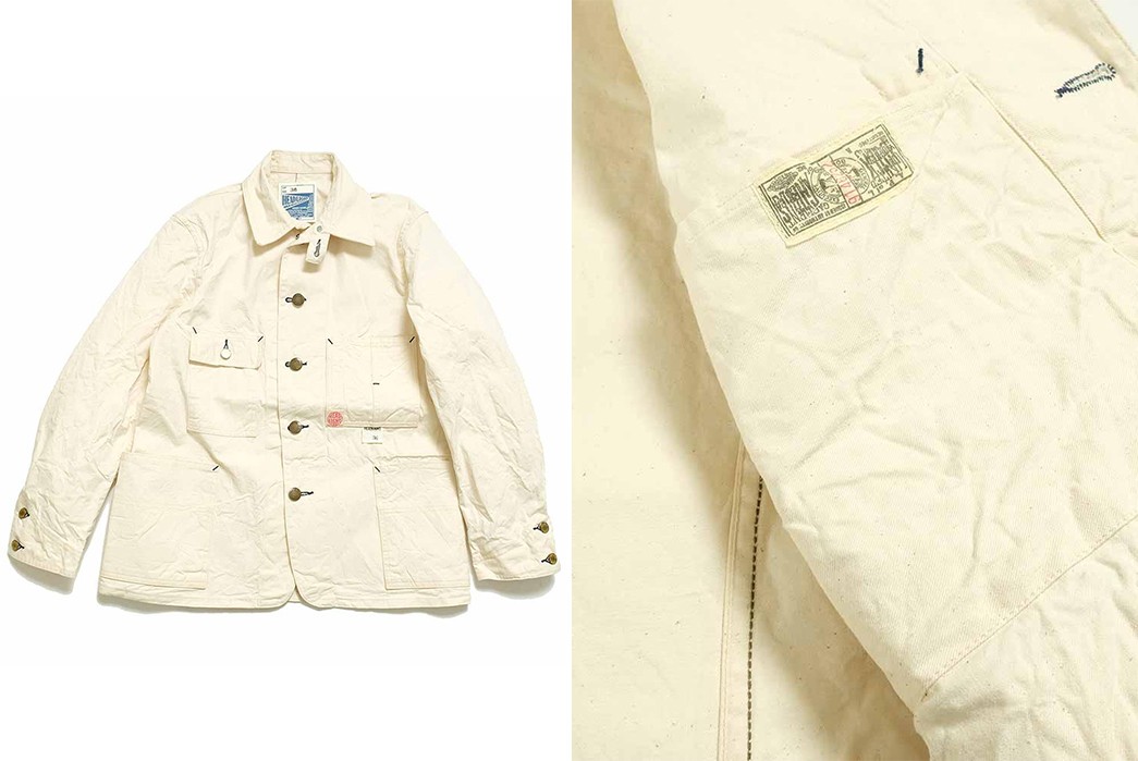Steam-Ahead-In-9-oz.-Twill-With-Headlight-Overalls'-White-Boat-Sail-Work-Coat-front