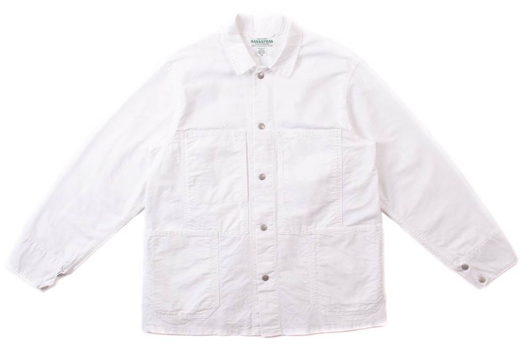 Don't-Do-Any-Gardening-In-This-White-Oxford-Sassafras-Transplant-Jacket-front
