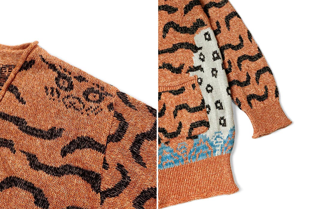 Kapital-Made-A-Cardigan-Based-On-Tibetan-Tiger-Rugs-detailed-and-sleeve
