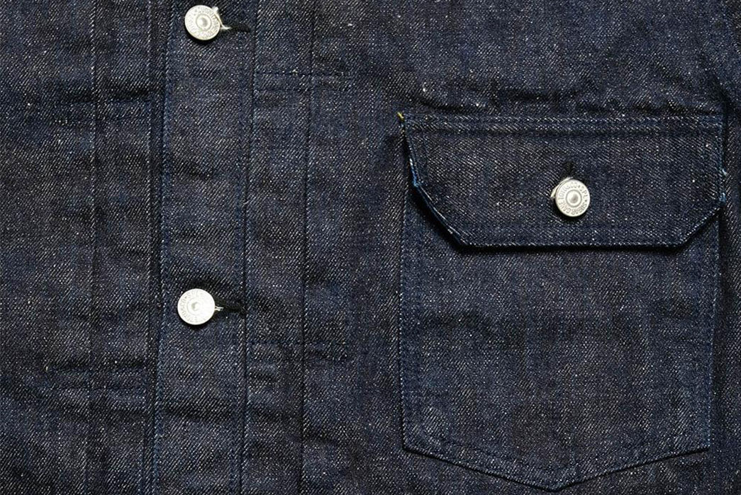 Sugar-Cane-Issues-A-Neppy-Type-1-Denim-Blouson-front-buttons-and-pocket