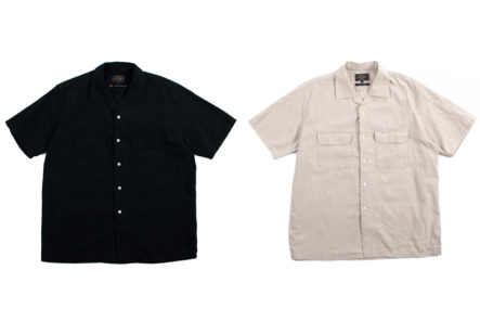 These-Beams-S-S-Open-Collar-Linen-Shirts-Are-A-Summer-Staple-fronts-black-and-light