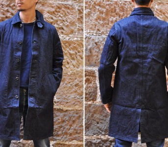 UES-Applies-Its-Signature-Denim-To-A-Tailored-Worker-Coat-model-front-back