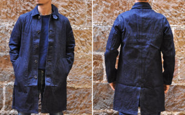 UES-Applies-Its-Signature-Denim-To-A-Tailored-Worker-Coat-model-front-back
