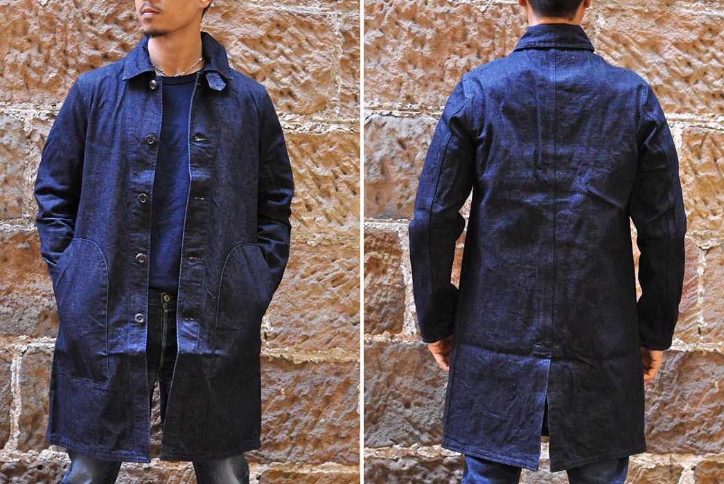 UES Applies Its Signature Denim To A Tailored Worker Coat