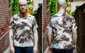 Channel-Your-Inner-Guy-Fieiri-With-Sun-Surf's-Dragon-Hawaiian-Shirt-model-front-back