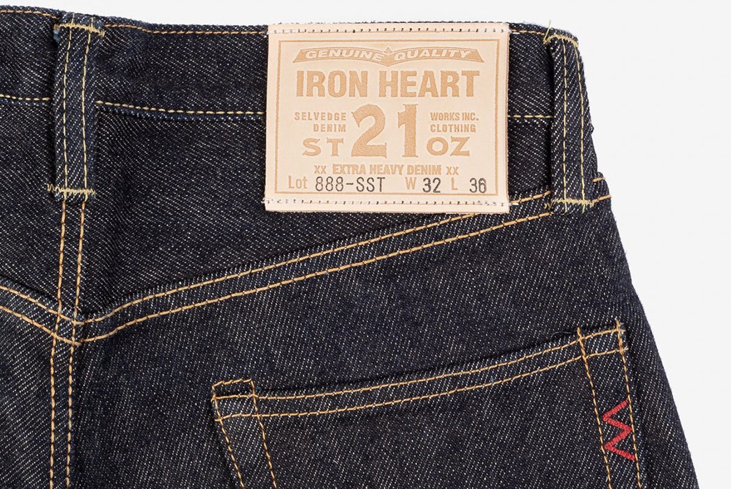 Iron-Heart-Enters-The-Polarizing-Stretch-Denim-Realm-back-leather-patch
