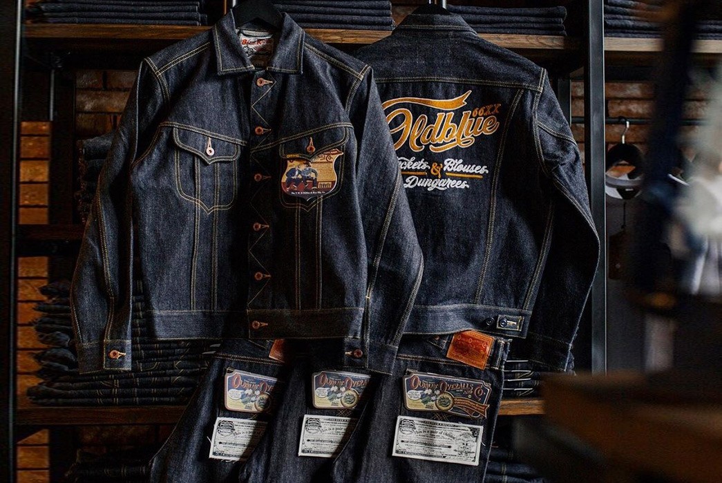 Oldblue-Co.-Celebrates-10-Years-With-Epic-Collection-&-Brick-And-Mortar-hanged-jackets-and-pants-2