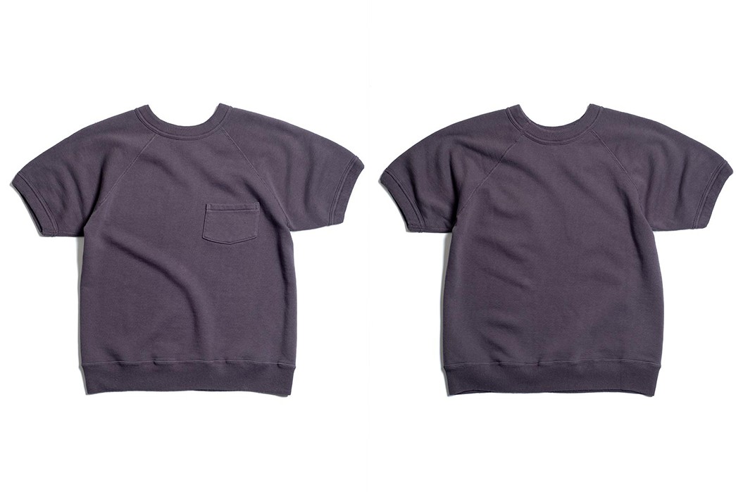 Warehouse-Based-Its-4085-S-S-Pocket-Sweatshirt-On-Pre-1960s-Examples-purple-front-back