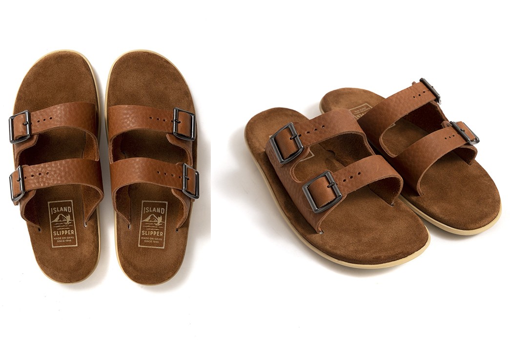 American-Trench-Collaborates-With-Island-Slipper-For-Quartet-Of-Leather-Sandals-pair-light-brown