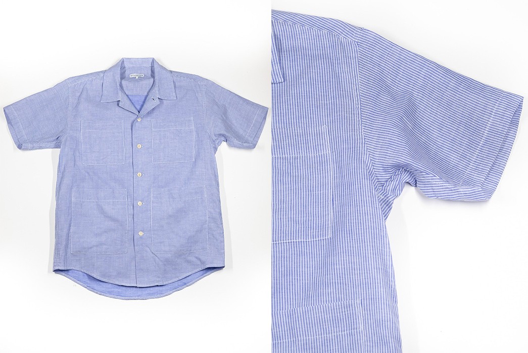Blluemade's-Noguchi-Shirt-Is-NYC-Made-Summer-Perfection-front-and-left-side