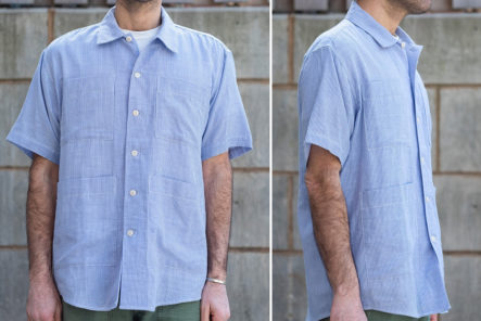 Blluemade's-Noguchi-Shirt-Is-NYC-Made-Summer-Perfection-model-front-side