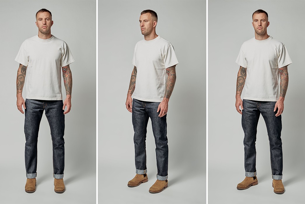 Flax-Out-Your-Fade-Game-With-Shockoe-Atelier's-Standard-Linen-Selvedge-model-front-and-sides