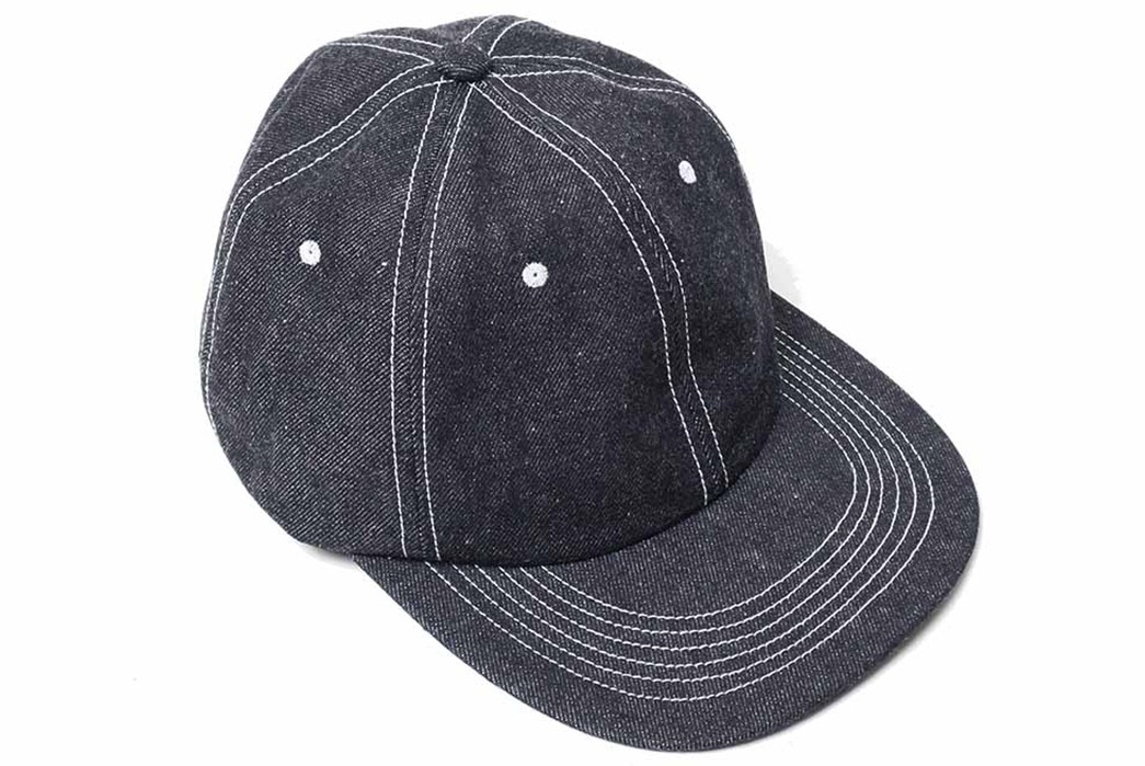 Keep-Your-Dome-Raw-with-Studio-D'Artisan's-Lot.D7524--Denim-Cap-front-side-2
