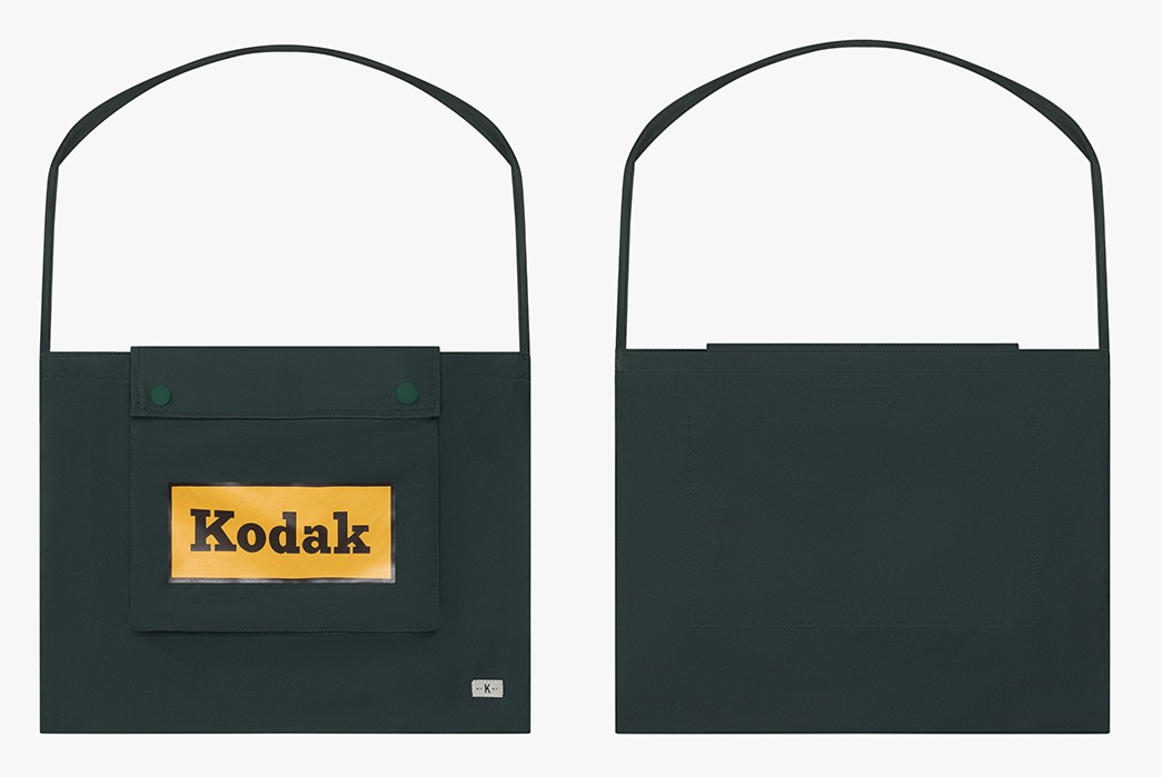 Knickerbocker-Develops-Charming-Capsule-Collection-With-Kodak-dark-green-bag-front-back