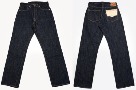 Freewheelers'-S601XX-Jean-Is-Inspired-By-Levi's-501-From-1944-45-front-back