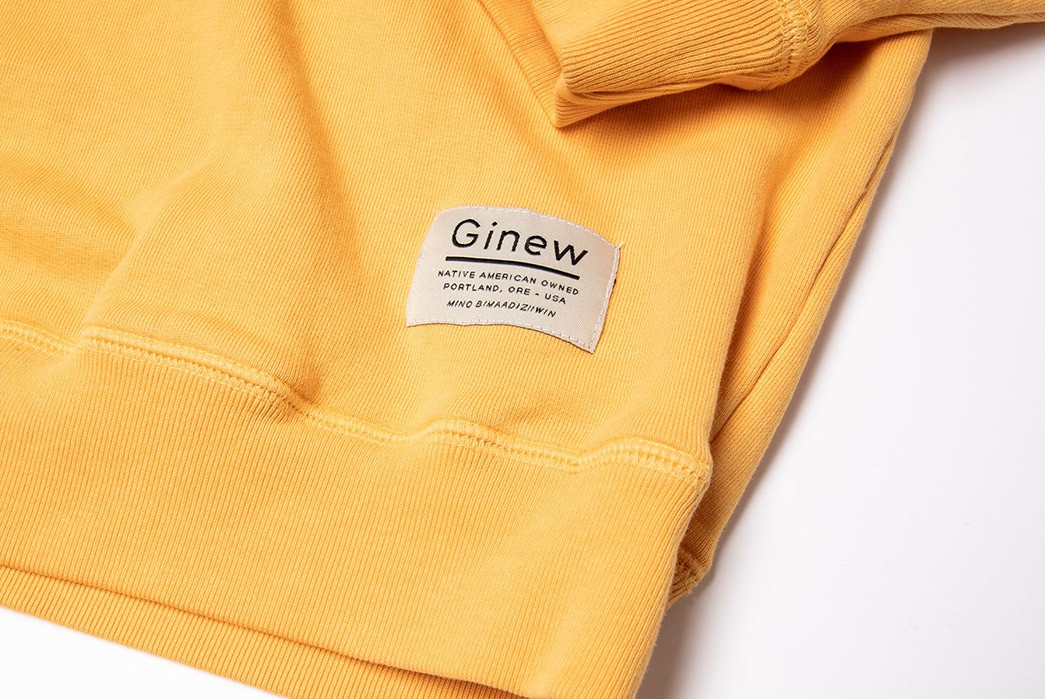 Ginew's-Team-Crew-Sweats-Are-Based-On-Erik-Brodt's-Old-College-Sweatshirts-yellow-brand