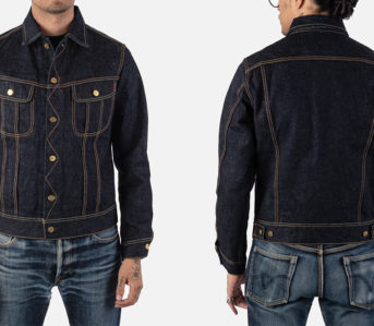 Iron-Heart-Re-Ups-Its-18-oz.-Rendition-Of-Lee's-1946-101J-Rider-Jacket-model-front-back