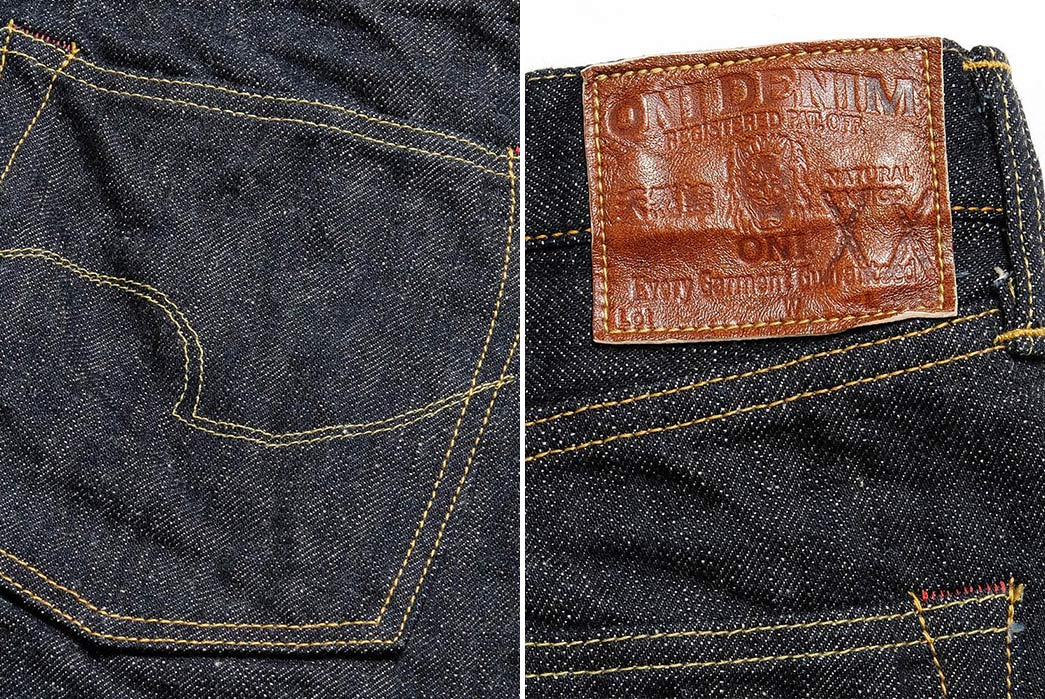 ONI-Renders-Relaxed-Straight-Jeans-In-Demonic-Natural-Indigo-Selvedge-Denim-back-pcoket-and-bac-leather-patch