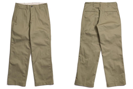 Warehouse-&-Co.'s-Lot-1217-M-42-HBT-Pants-Are-Far-From-Drab-front-back