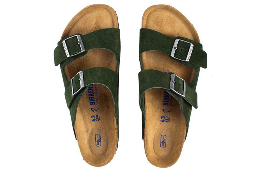 Birkenstock-Renders-Its-Iconic-Arizona-Sandal-In-Mountain-View-Green-pair-front-top
