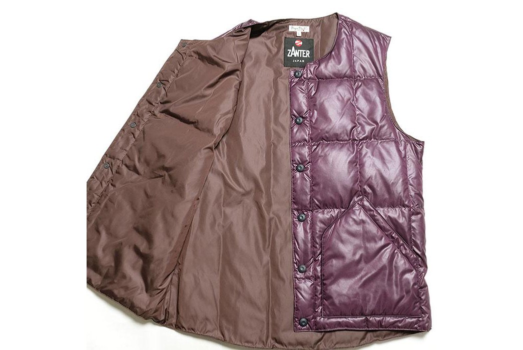 Burgus-Plus-Collabs-With-Zanter-To-Create-Recycled-PET-Down-Vests-purple-inside