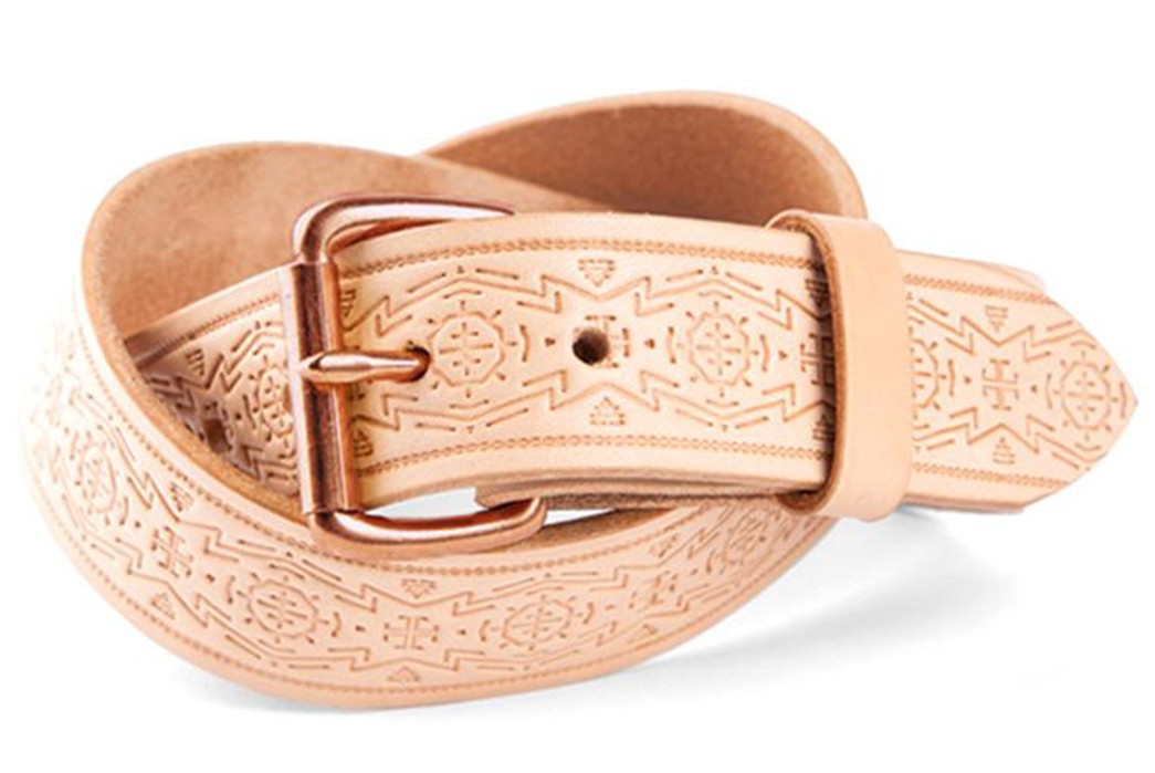 Decorated-Leather-Belts---Five-Plus--One-3)-Tanner-Goods-Standard-Belt-Natural-Geoglyph
