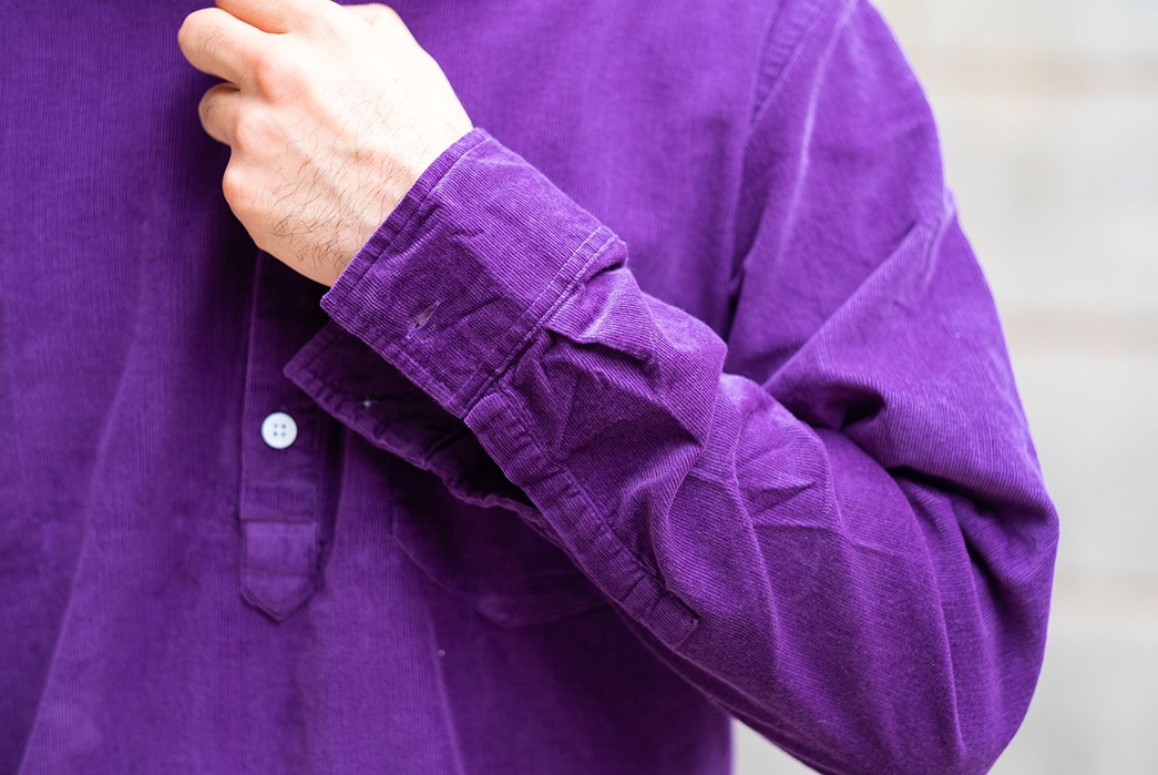 Far-Afield-Renders-A-Relaxed-Popover-In-Eye-Catching-Loganberry-Corduroy-sleeve