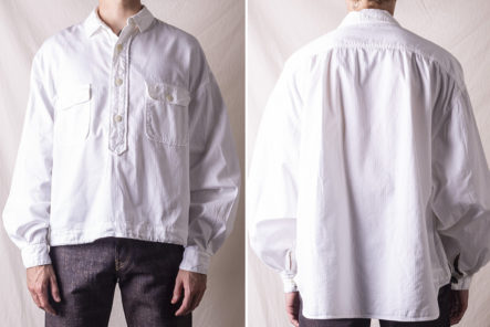 Pop-Over-Kapital's-Herringbone-Twill-Shirt-Anorak-model-front-back