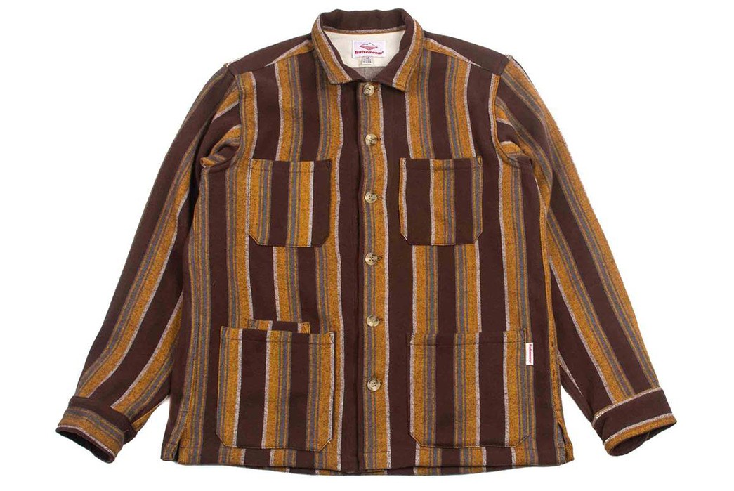 Battenwear's-Vertical-Stripe-Canyon-Shirt-Embodies-Fall-front