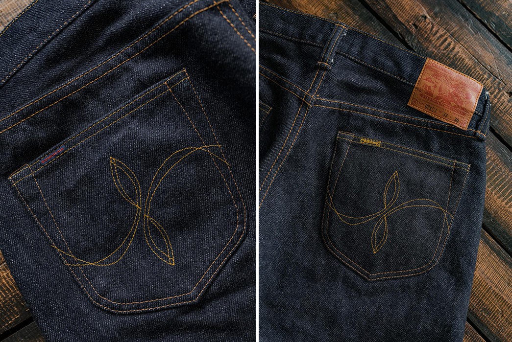 Oldblue-Co.-Collaborates-With-Samurai-Jeans-back-pockets