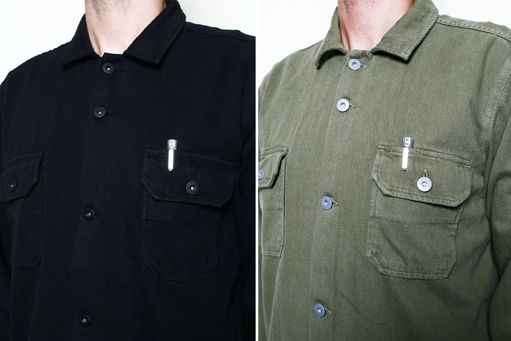 Join-The-Infantry-With-This-Rogue-Territory-Overshirt-black-and-green-model-fronts