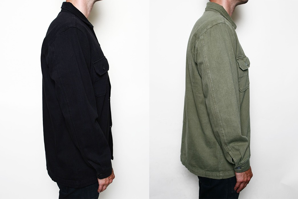 Join-The-Infantry-With-This-Rogue-Territory-Overshirt-black-and-green-model-side