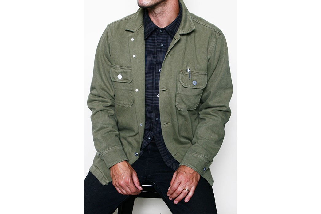 Join-The-Infantry-With-This-Rogue-Territory-Overshirt-green-model-front