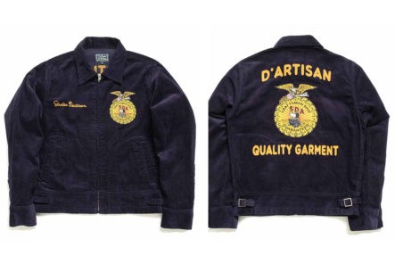 Studio-D'Artisan-Channels-Vintage-American-Farmers-Jackets-With-Its-SDA-Embroidery-Jacket-front-back