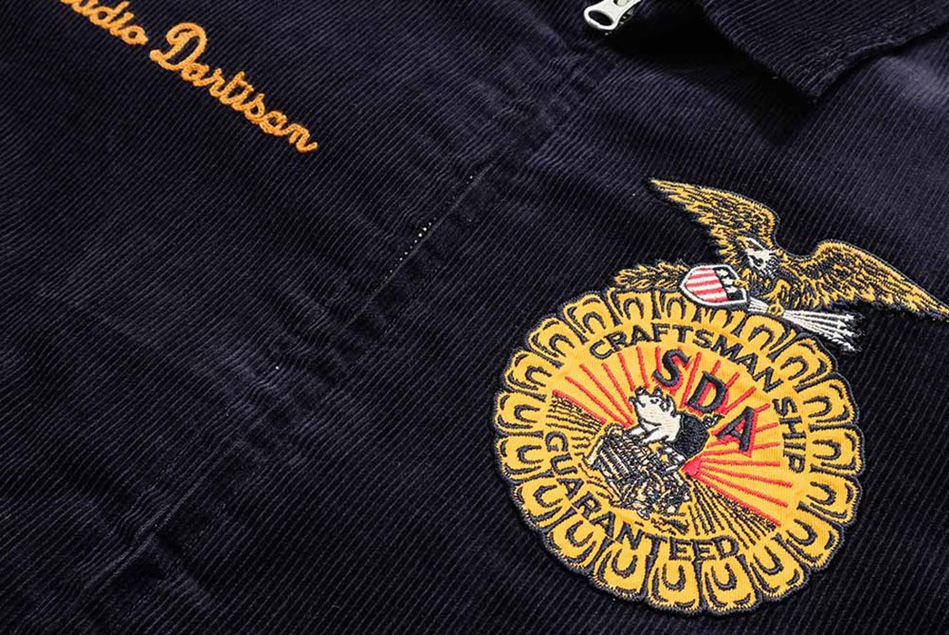 Studio-D'Artisan-Channels-Vintage-American-Farmers-Jackets-With-Its-SDA-Embroidery-Jacket-front-logo