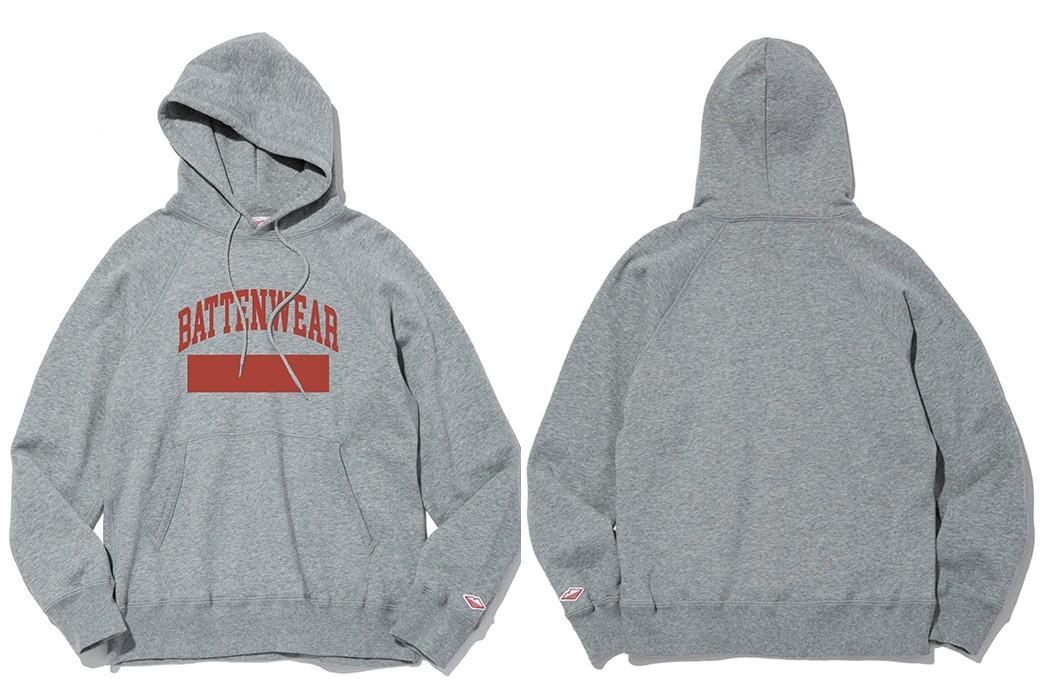 These-Battenwear-Tracksuits-Could-Be-Your-New-WFH-Uniform-grey-shirt-front-back