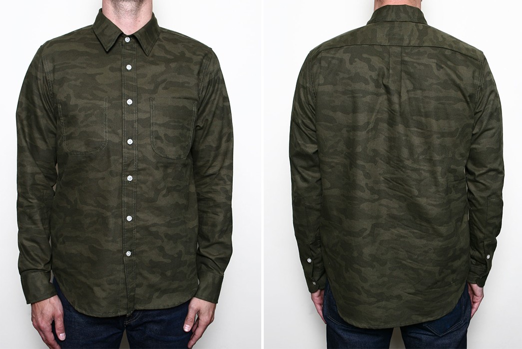 Camo-Shirts---Five-Plus-One-5)-Rogue-Territory-Jumper-Shirt-in-Olive-Camo
