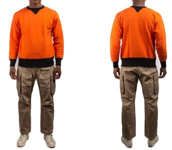 Start-Spooky-Season-Correct-With-This-Real-McCoy's-Two-Tone-Crewneck-model-front-back