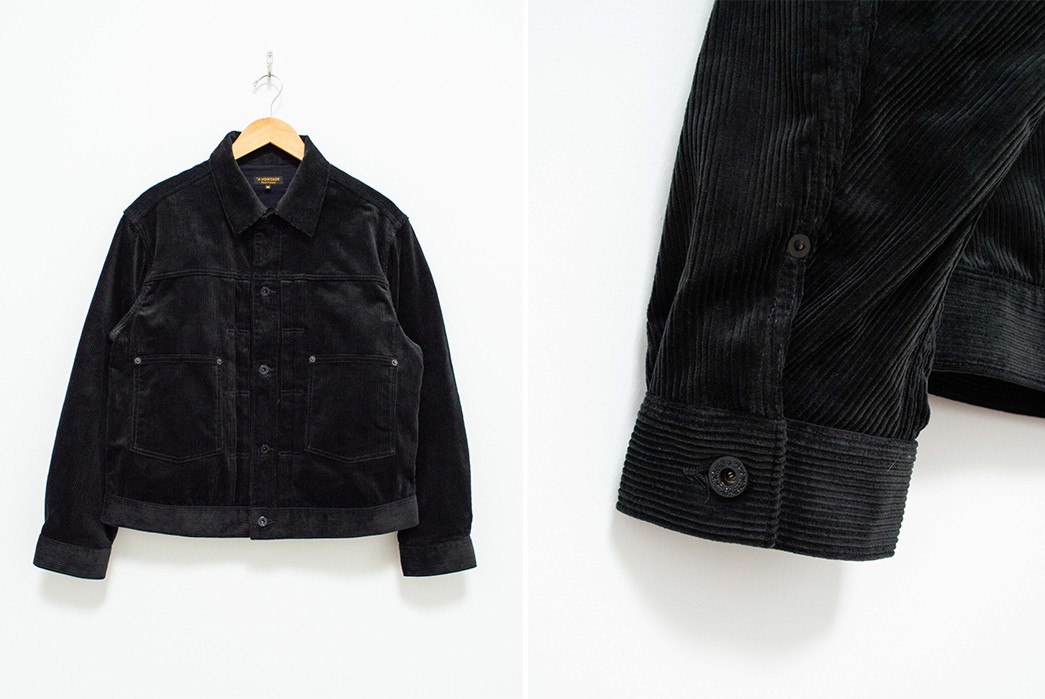 A-Vontade's-WW2-Corduroy-Jacket-Is-A-Charming-Blacked-Out-Blouson-front-and-sleeve