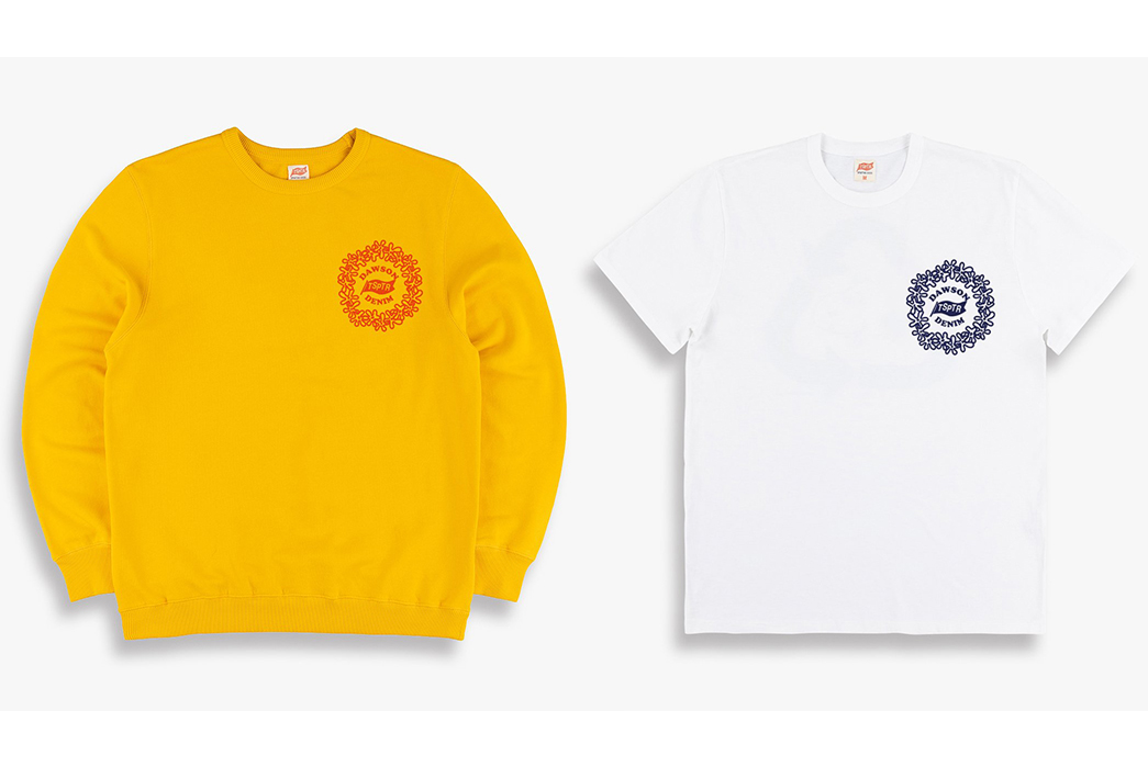 Dawson-Denim-&-TSPTR's-Second-Collab-'Okinawa-Tailor-Shop'-Is-Bigger-&-Better-fronts-yellow-and-white