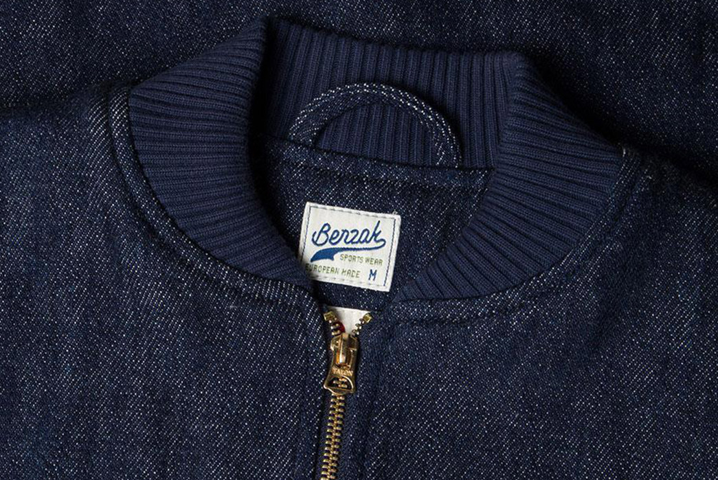 Fade-Your-Way-Into-The-Big-Leagues-With-Benzak's-Denim-Varsity-Bomber-Jacket-front-top-collar