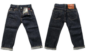 Fullcount-Introduces-Kid's-Denim-With-Adjustable-Waistband-front-back