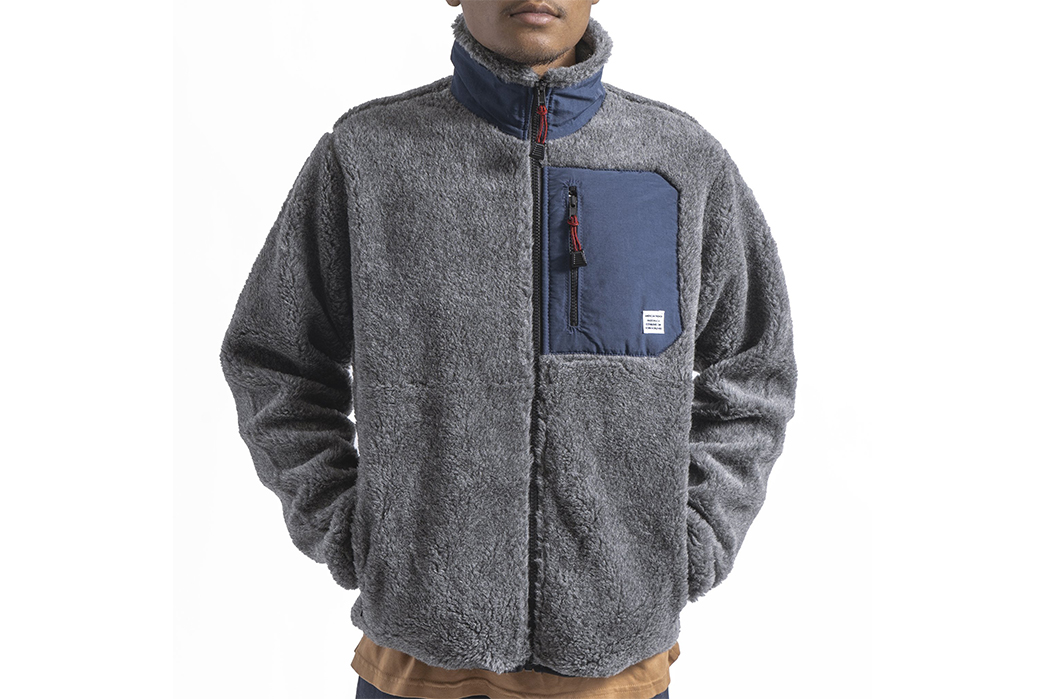 Get-Lost-In-The-American-Trench-Wool-Fleece-front-model
