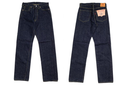 Jelado-Painstakingly-Reproduces-40's-Denim-With-Its-S301XX-Anniversary-Denim-Jeans-front-back