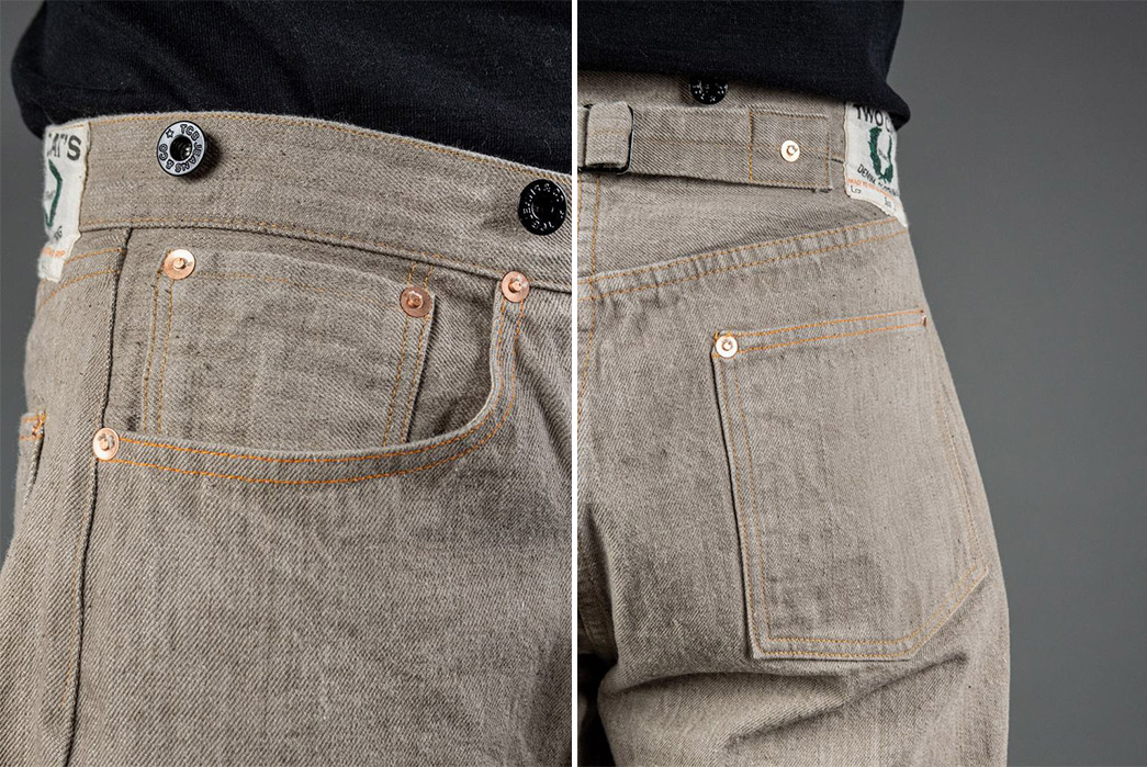TCB-Reproduced-Denim-Found-In-An-Old-Mine-By-Viktor-Fredback-pants-model-front-and-back-sides-detailed