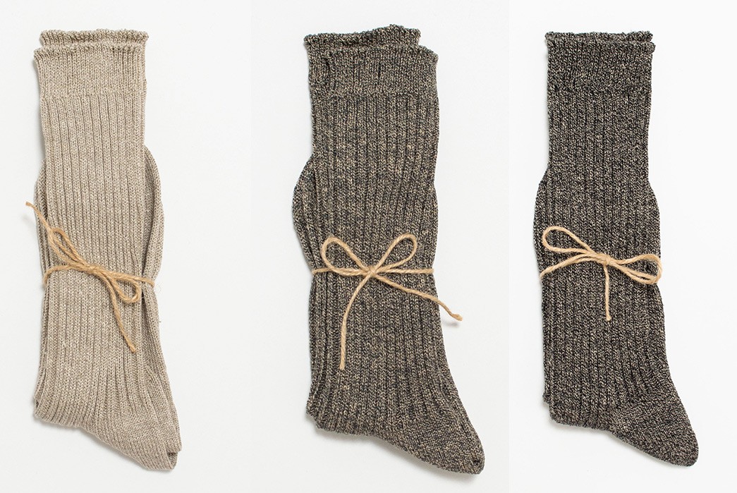 Step-Into-Earth-Tones-With-Ichi-Antique's-Mix-Linen-Socks-three-pairs
