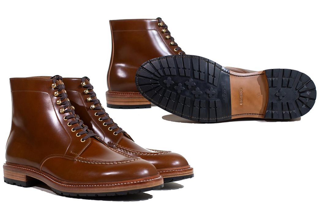 The-Heddels-Extravagant-Holiday-Wish-List-2021-5)-Joe-Works-Shoemaker-Shell-Cordovan-Apron-Derby-Boot