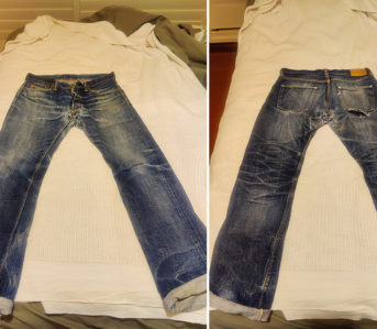Fade-Friday---Pure-Blue-Japan-Unknown-Model-(10-Years,-5-Washes,-2-Soaks)-front-back