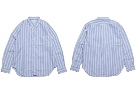 Prepare-For-Spring-Early-With-The-Burgus-Plus-Striped-Poplin-Shirt-front-back
