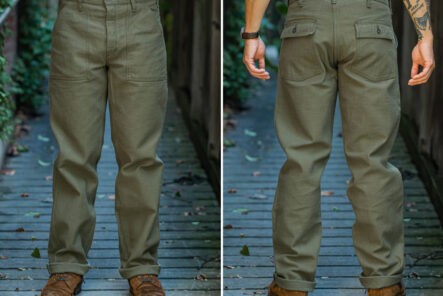 Samurai's-15-oz.-Baker-Pants-Are-End-Tier-Fatigues-front-and-back-model